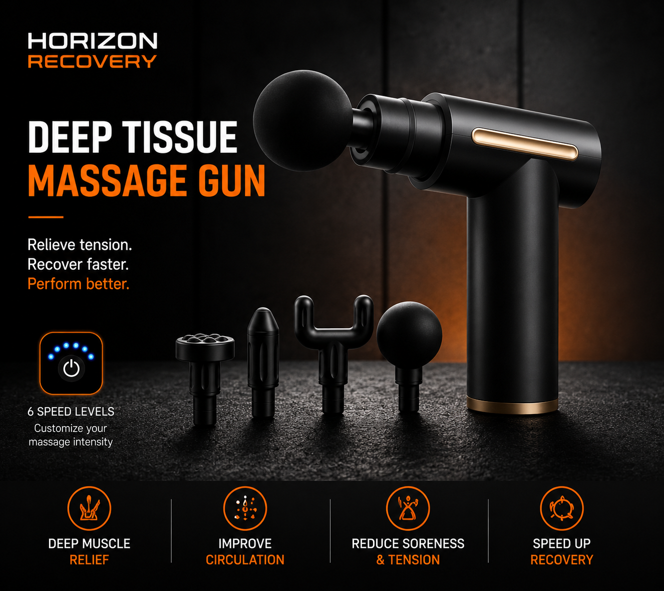Horizon Deep Tissue Massager