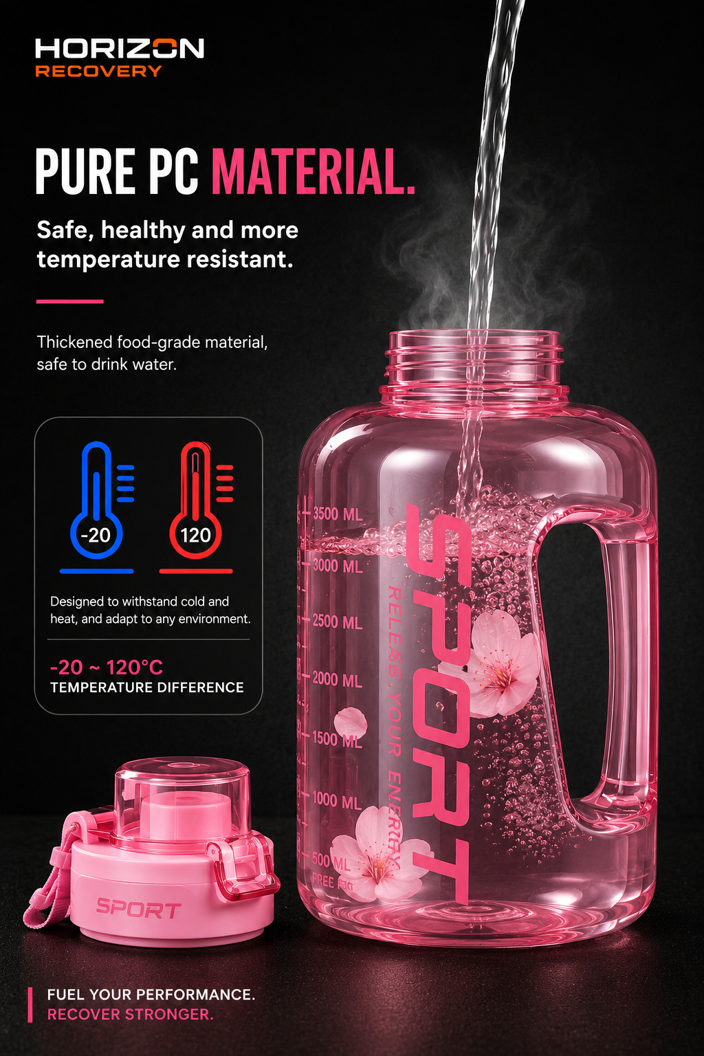 Cherry Blossom Performance Hydration Bottle