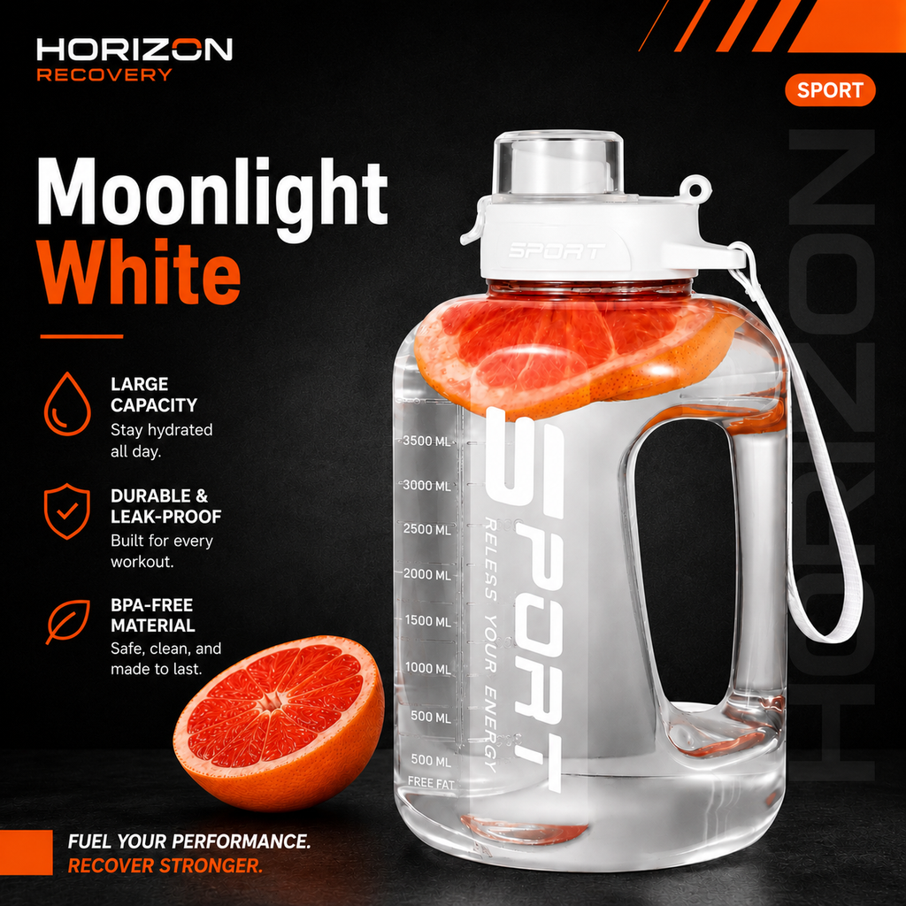 Moonlight White Performance Hydration Bottle