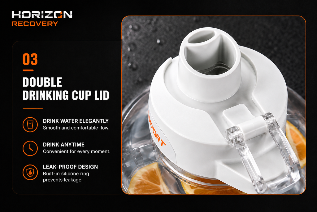 Moonlight White Performance Hydration Bottle