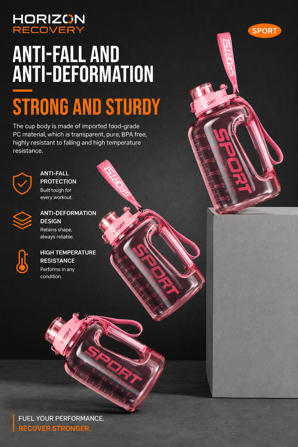 Cherry Blossom Performance Hydration Bottle