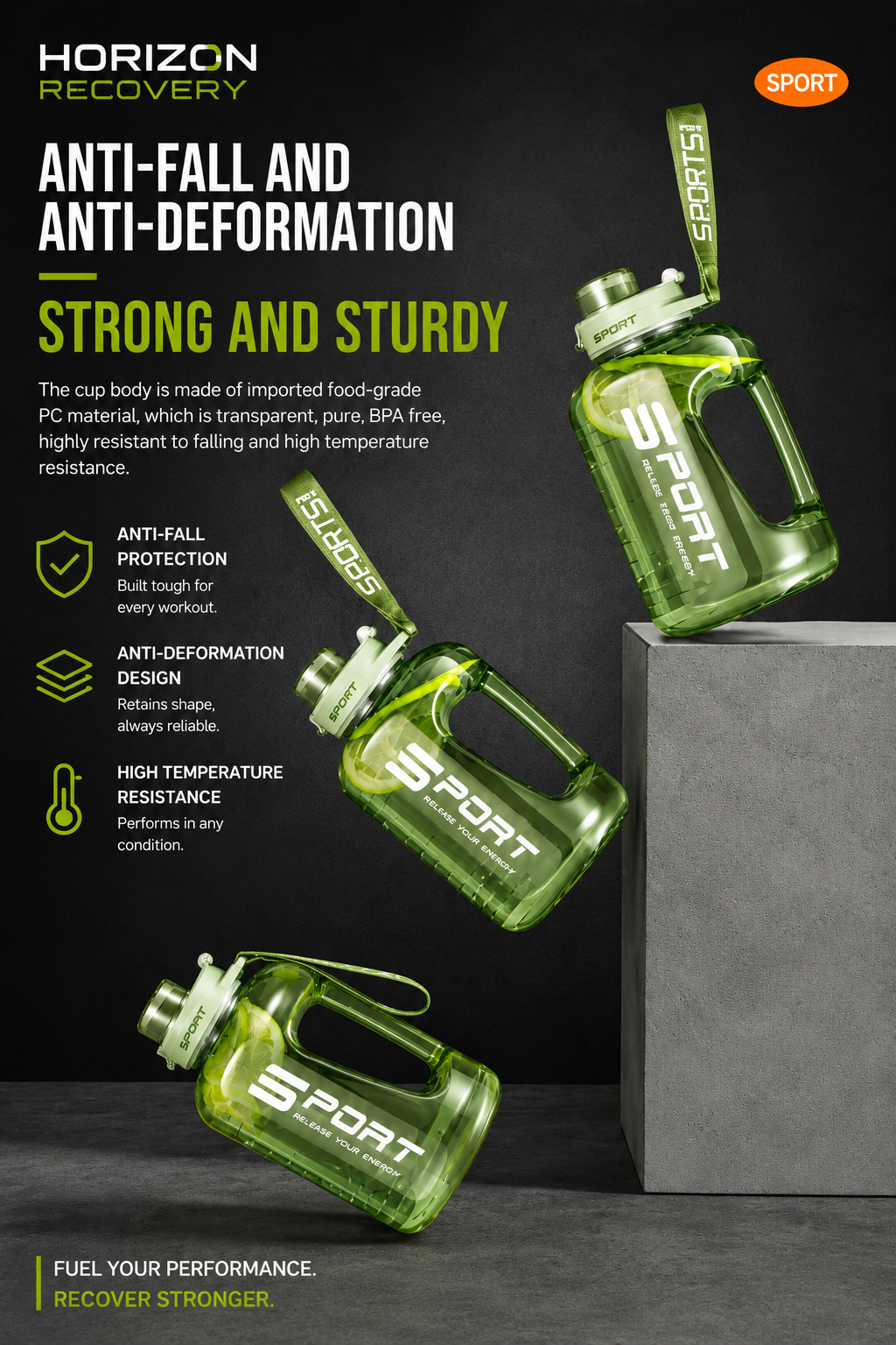 Arctic Lime Performance Hydration Bottle